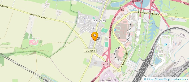 localisation de l'entreprise MADAME EMMA CLIQUENNOIS  COQUELLES