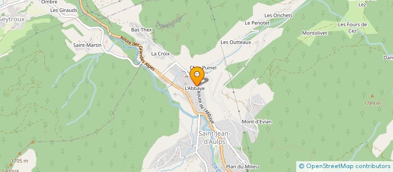 localisation de l'entreprise MADAME EMMA COLSEY  SAINT-JEAN-D'AULPS