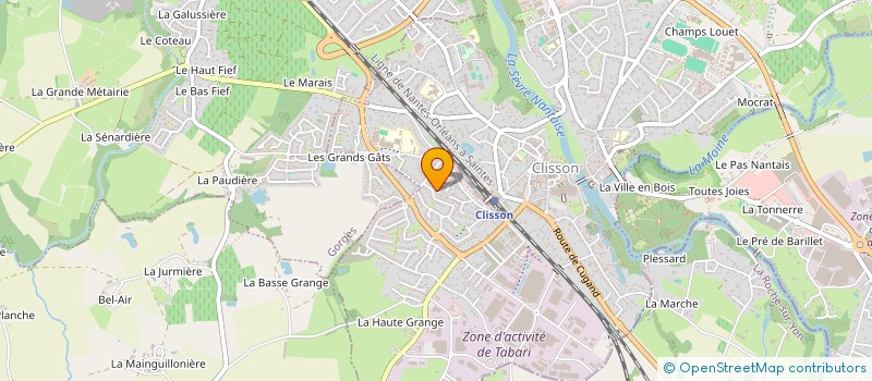 localisation de l'entreprise MADAME EMMA COMBAUD  CLISSON