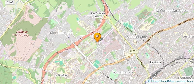 localisation de l'entreprise MADAME EMMA CONTE à BESANCON