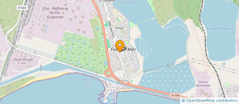 localisation de l'entreprise MADAME EMMA CONTURSI  FOS-SUR-MER