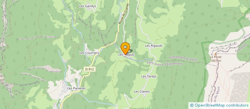 localisation de l'entreprise MADAME EMMA CORBET à ENTREMONT-LE-VIEUX