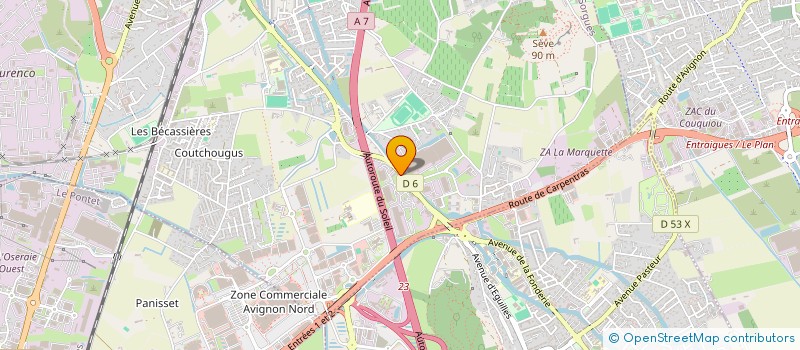 localisation de l'entreprise MADAME EMMA COSTA à SORGUES