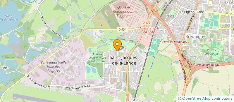 localisation de l'entreprise MADAME EMMA COUPLET  SAINT-JACQUES-DE-LA-LANDE