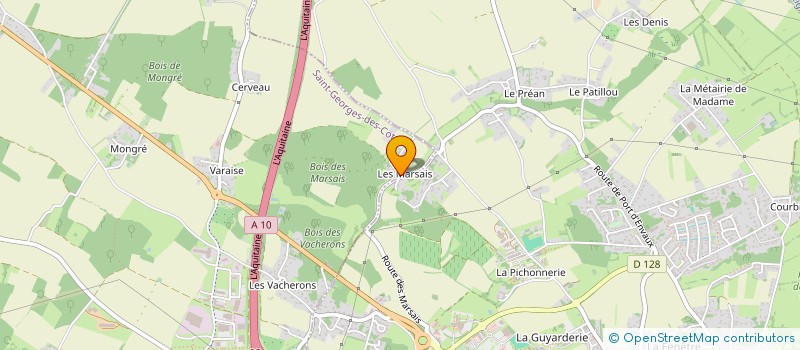 localisation de l'entreprise MADAME EMMA COUTURIER  SAINT-GEORGES-DES-COTEAUX