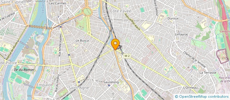 localisation de l'entreprise MADAME EMMA CRUSIOT  TOULOUSE