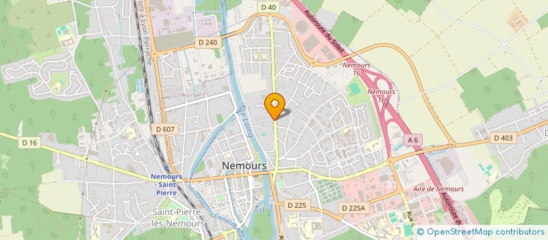 localisation de l'entreprise MADAME EMMA CRUZ  NEMOURS