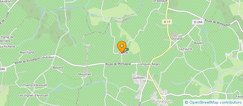 localisation de l'entreprise MADAME EMMA CURLING  PUISSEGUIN