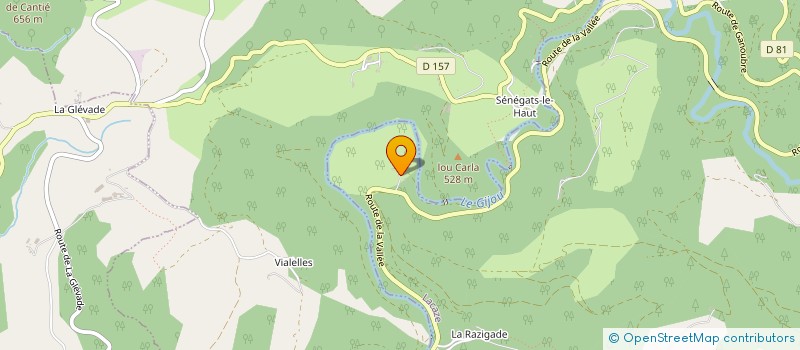 localisation de l'entreprise MADAME EMMA DA CUNHA  SAINT-PIERRE-DE-TRIVISY