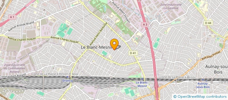 localisation de l'entreprise MADAME EMMA DA SILVA à LE BLANC-MESNIL
