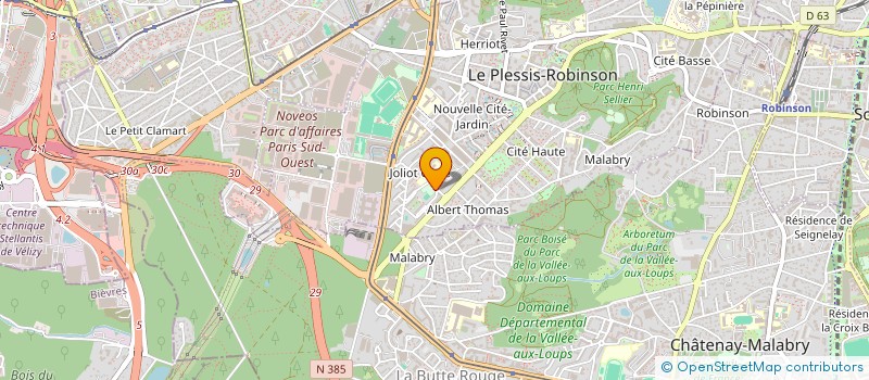 localisation de l'entreprise MADAME EMMA DAMEN  LE PLESSIS-ROBINSON