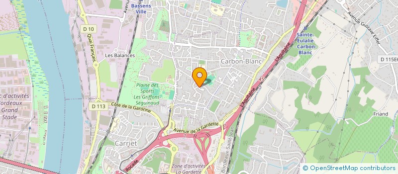 localisation de l'entreprise MADAME EMMA DAMOUR  LORMONT