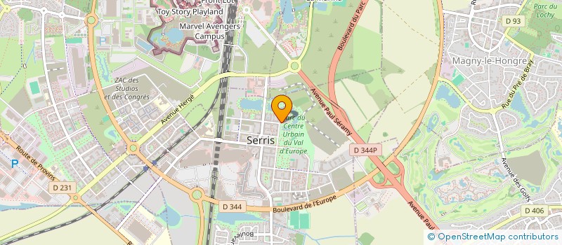 localisation de l'entreprise MADAME EMMA DAWSON  SERRIS