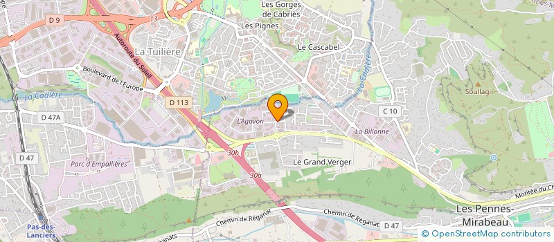 localisation de l'entreprise MADAME EMMA DE LUCA à LES PENNES-MIRABEAU