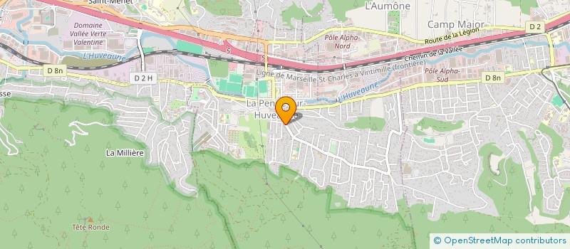 localisation de l'entreprise MADAME EMMA DE TURRIS  LA PENNE-SUR-HUVEAUNE