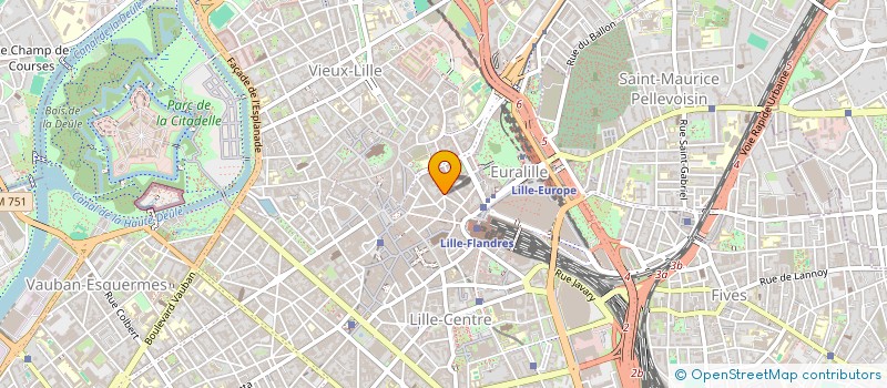 localisation de l'entreprise MADAME EMMA DECLERCQ à LILLE