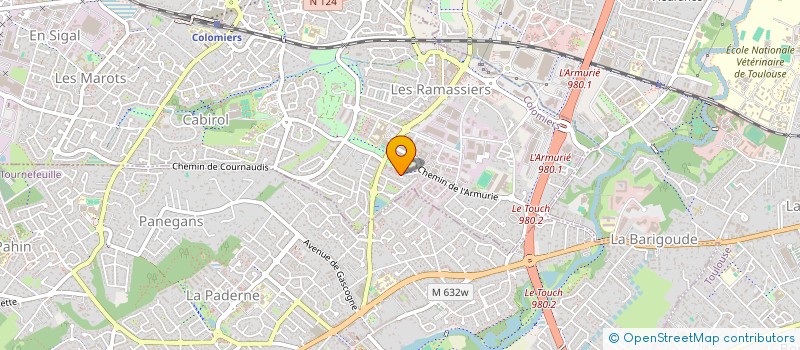 localisation de l'entreprise MADAME EMMA DEDIEU à COLOMIERS