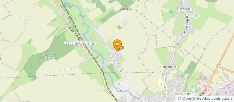 localisation de l'entreprise MADAME EMMA DEFORGE  GAUCHIN-VERLOINGT