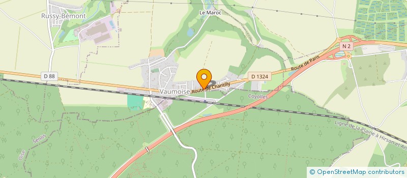 localisation de l'entreprise MADAME EMMA DEHEDIN  VAUMOISE