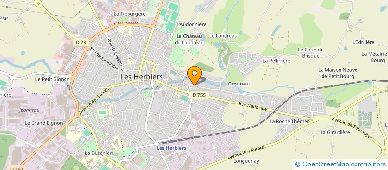 localisation de l'entreprise MADAME EMMA DELACUVELLERIE à LES HERBIERS