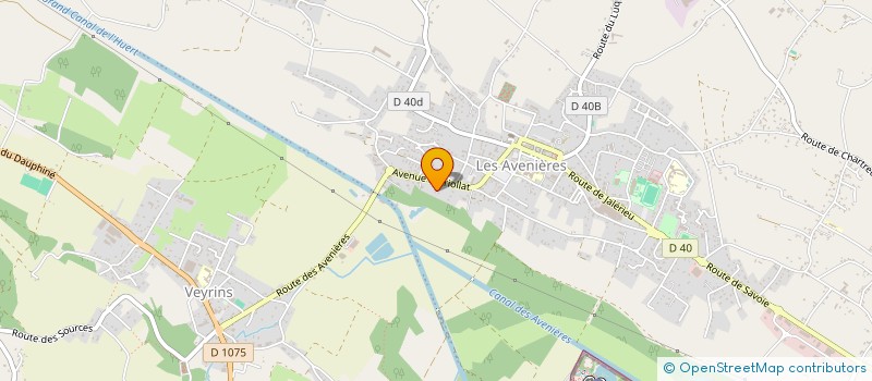 localisation de l'entreprise MADAME EMMA DELOCHE  LES AVENIERES VEYRINS-THUELLIN