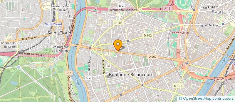 localisation de l'entreprise MADAME EMMA DENEFLE à BOULOGNE-BILLANCOURT