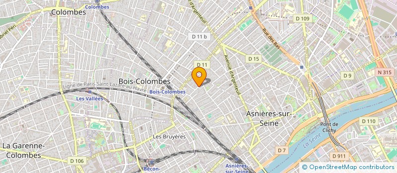 localisation de l'entreprise MADAME EMMA DEROME  ASNIERES-SUR-SEINE