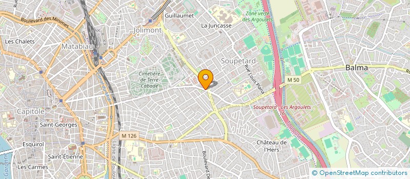 localisation de l'entreprise MADAME EMMA DESEIGNE  TOULOUSE