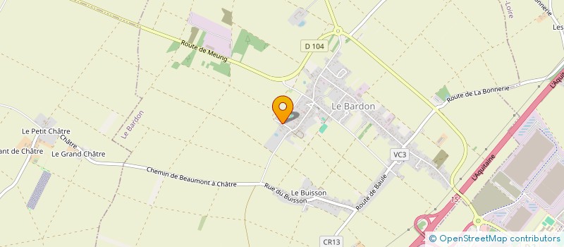 localisation de l'entreprise MADAME EMMA DESOEUVRE  LE BARDON