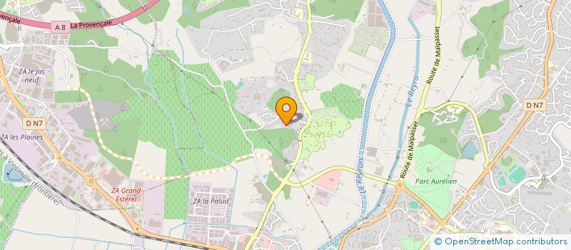 localisation de l'entreprise MADAME EMMA DEVILLERS à FREJUS