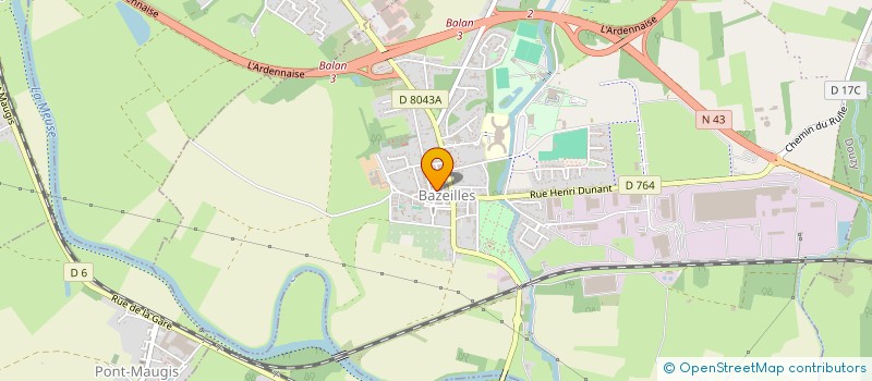 localisation de l'entreprise MADAME EMMA DI TOMASO  BAZEILLES