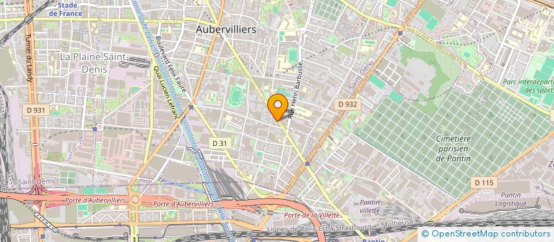 localisation de l'entreprise MADAME EMMA DJEGHBAL  AUBERVILLIERS