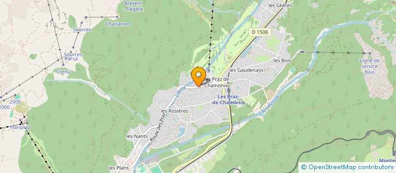 localisation de l'entreprise MADAME EMMA DORE  CHAMONIX-MONT-BLANC