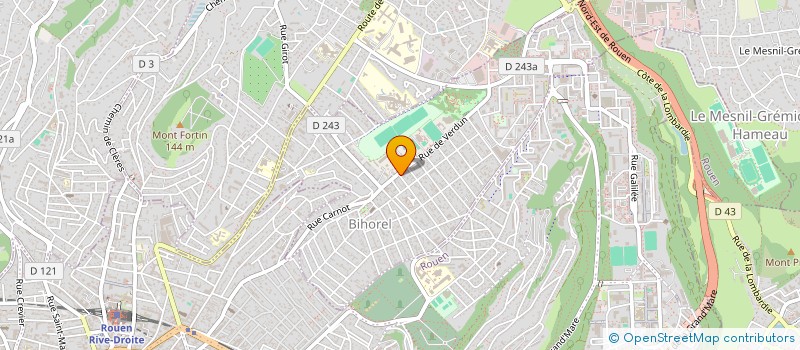 localisation de l'entreprise MADAME EMMA DORISE  BIHOREL