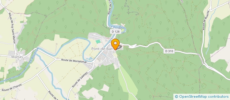 localisation de l'entreprise MADAME EMMA DORNE  PONT-DE-BARRET