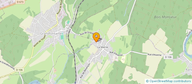 localisation de l'entreprise MADAME EMMA DOURY  MONTFERRAND-LE-CHATEAU