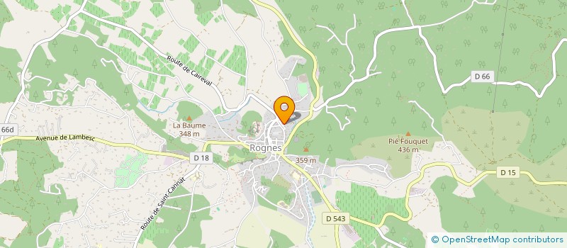 localisation de l'entreprise MADAME EMMA DREZET  ROGNES
