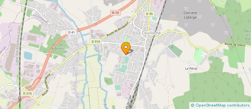 localisation de l'entreprise MADAME EMMA DUCHENE  LA COURONNE