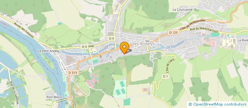 localisation de l'entreprise MADAME EMMA DUCHESNE  LES ANDELYS