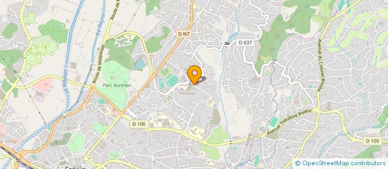 localisation de l'entreprise MADAME EMMA DUCOURET à FREJUS