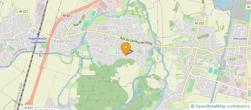 localisation de l'entreprise MADAME EMMA DUGAST à FEGERSHEIM