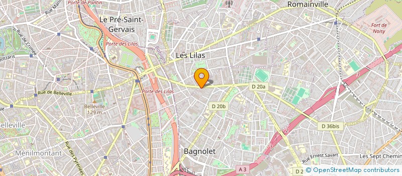 localisation de l'entreprise MADAME EMMA EMCH à BAGNOLET