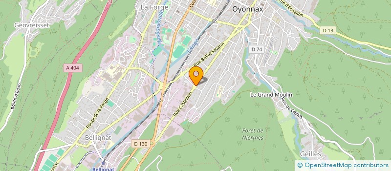 localisation de l'entreprise MADAME EMMA EMIEUX à OYONNAX