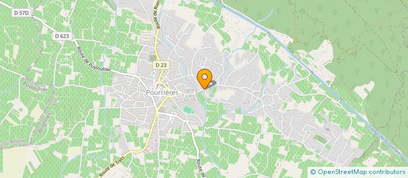 localisation de l'entreprise MADAME EMMA ERAGRAGUI  POURRIERES