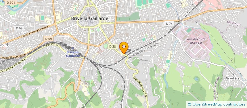 localisation de l'entreprise MADAME EMMA ESTEVES à BRIVE-LA-GAILLARDE