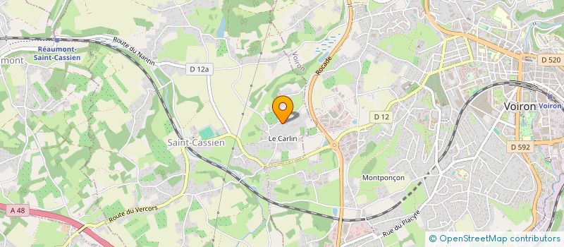 localisation de l'entreprise MADAME EMMA FALCOZ  SAINT-CASSIEN