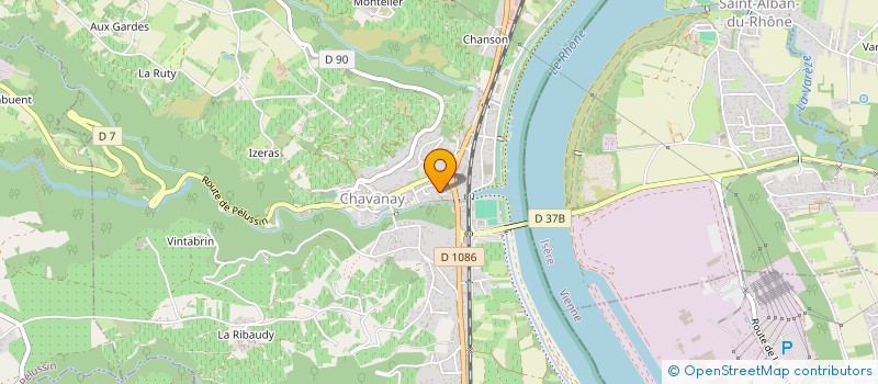 localisation de l'entreprise MADAME EMMA FANJAT  CHAVANAY