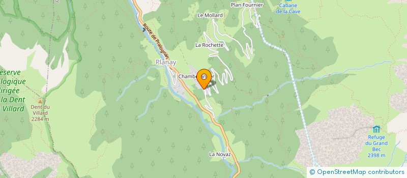 localisation de l'entreprise MADAME EMMA FAVRE  PLANAY