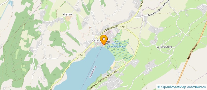 localisation de l'entreprise MADAME EMMA FAVRE JAYET  VILLAGES DU LAC DE PALADRU