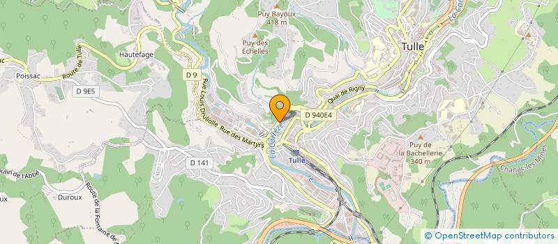 localisation de l'entreprise MADAME EMMA FEUGEAS  TULLE